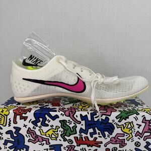 NEW Nike Men's Zoom Mamba 6 Sail Pink Track &‎ Field Spikes DR2733-101 Size 10.5